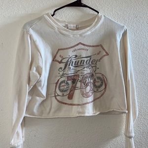 Long Sleeve Cropped Tee